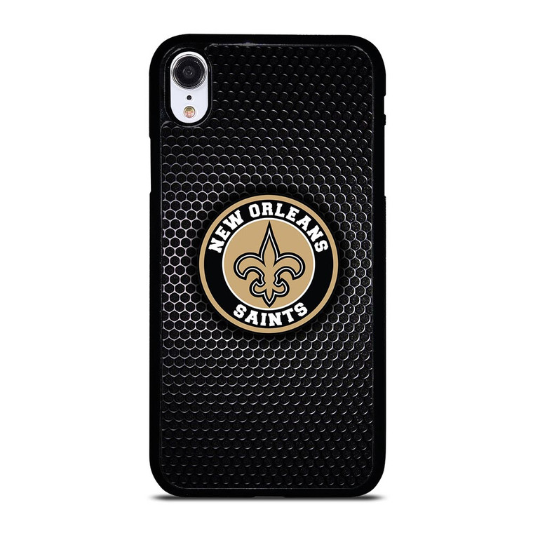 NEW ORLEANS SAINTS METAL BADGE iPhone XR Case