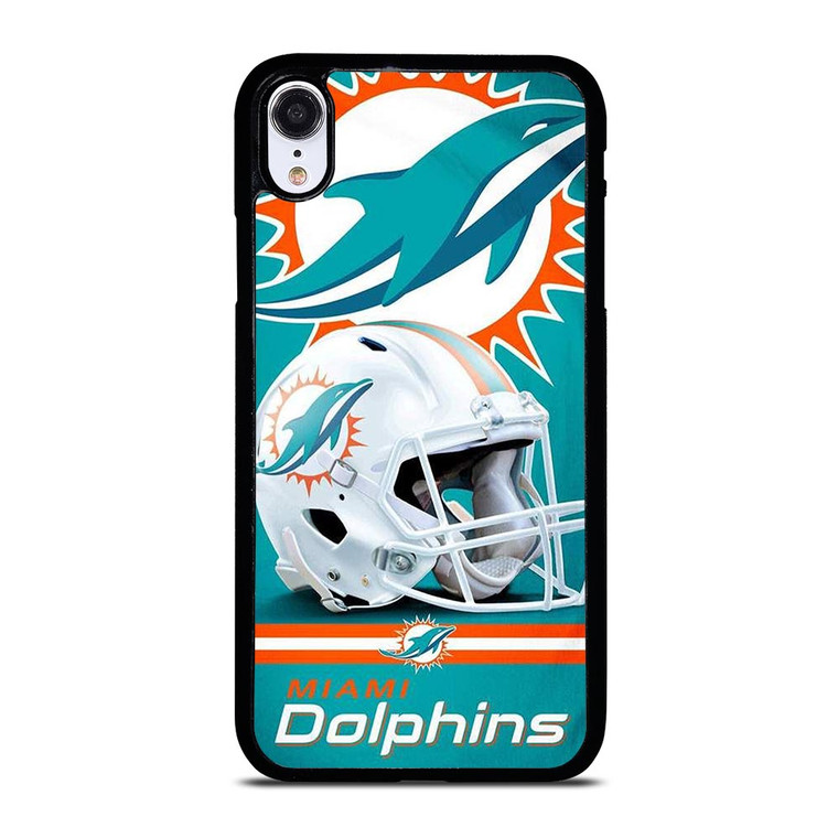 NFL MIAMI DOLPHINS HELMET LOGO iPhone XR Case