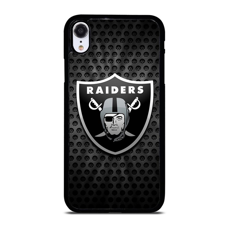 OAKLAND RAIDERS METAL LOGO iPhone XR Case