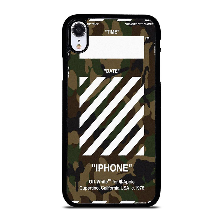 OFF WHITE CAMO ARMY iPhone XR Case