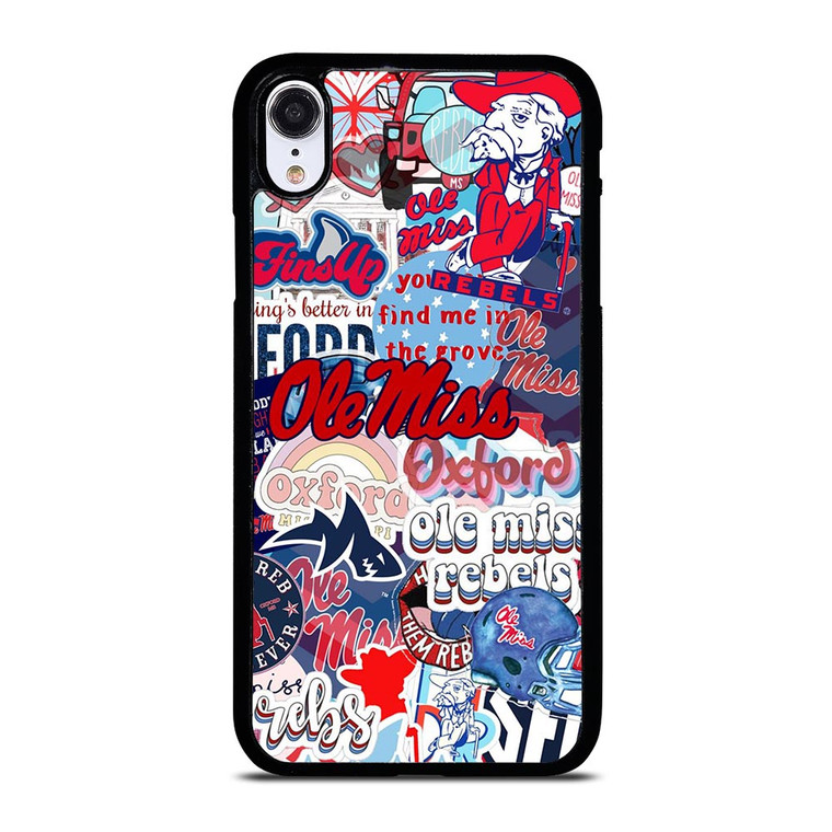 OLE MISS BASEBALL COLLAGE iPhone XR Case