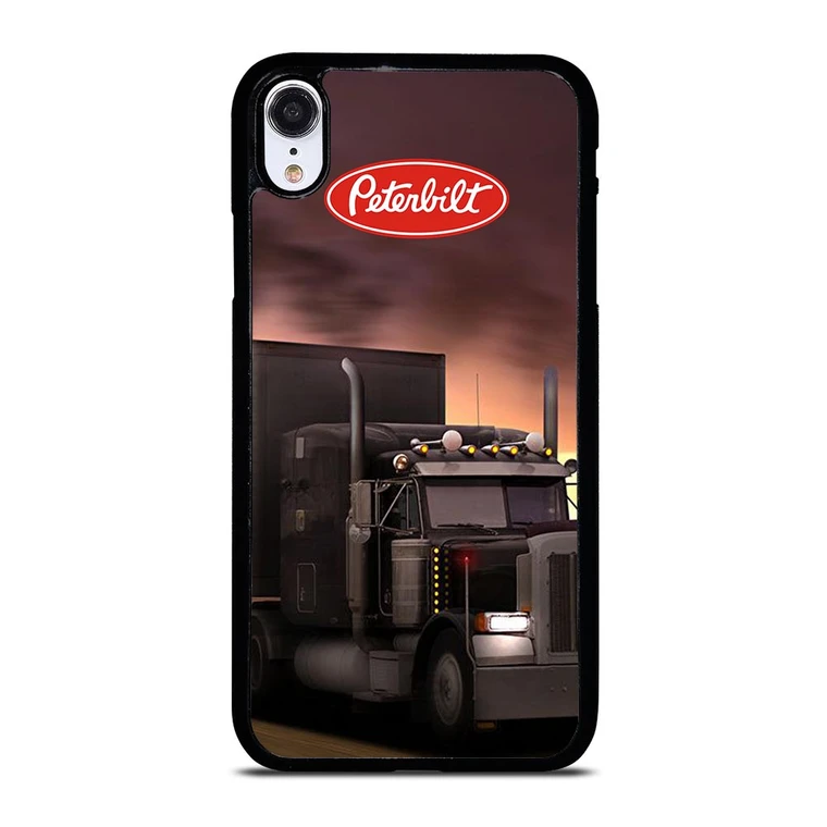 PETERBILT BLACK TRUCK iPhone XR Case
