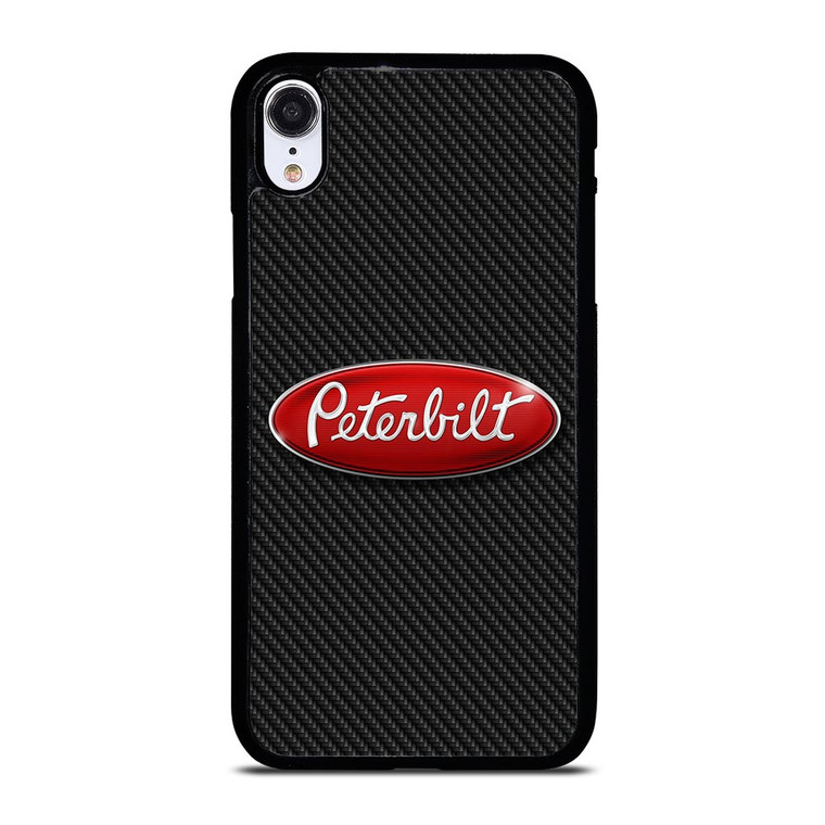 PETERBILT TRUCK LOGO CARBON iPhone XR Case
