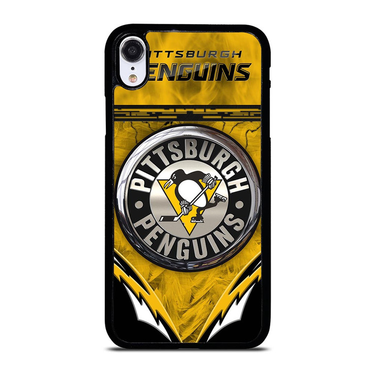 PITTSBURGH PENGUINS METAL NHL iPhone XR Case