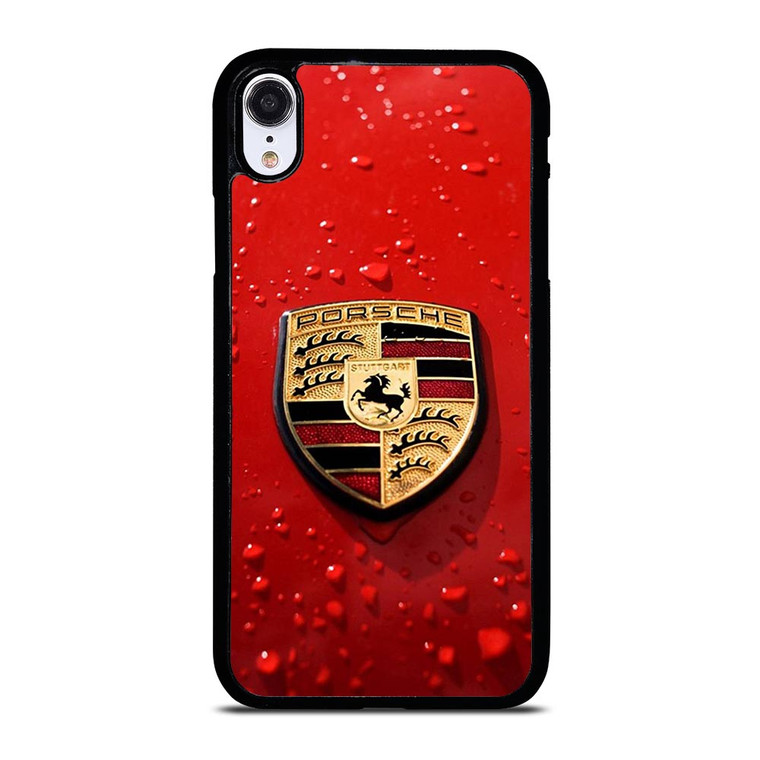 PORSCHE RED EMBLEM iPhone XR Case