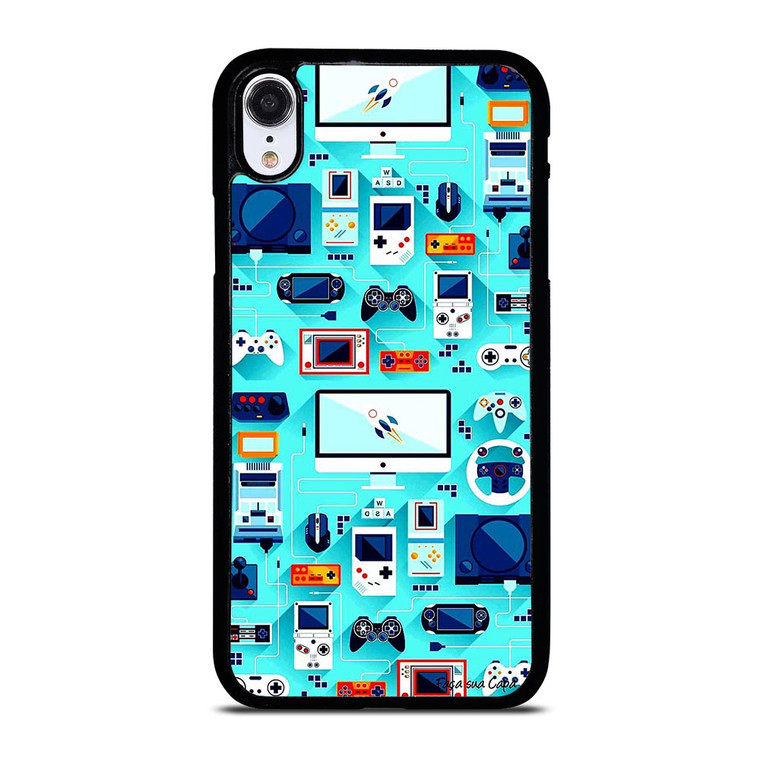 RETRO GAME FAMOUS CONSOL iPhone XR Case