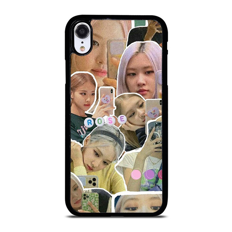 ROSE BLACKPINK AESTHETIC COLLAGE iPhone XR Case