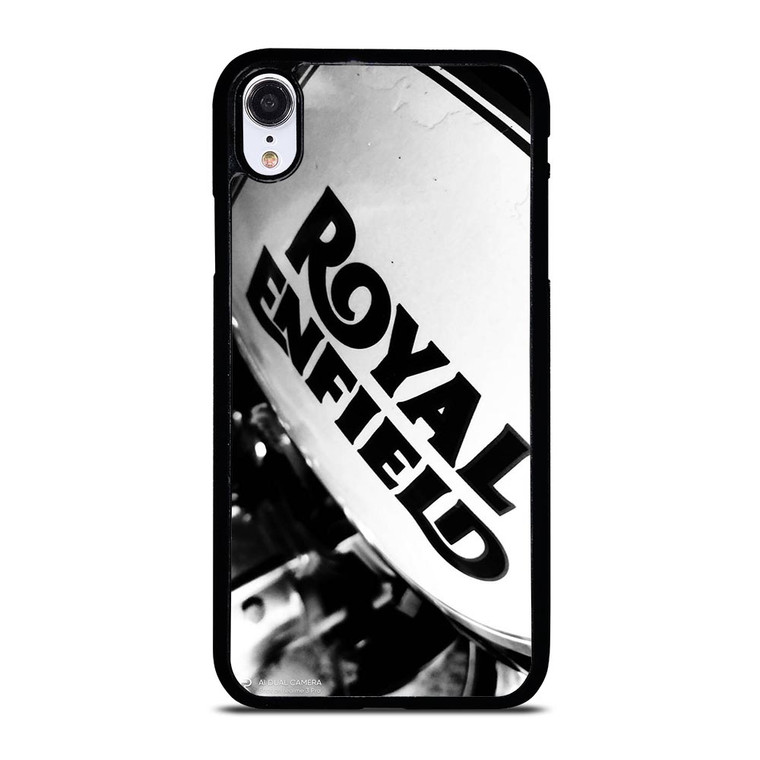 ROYAL ENFIELD LOGO BLACK WHITE iPhone XR Case