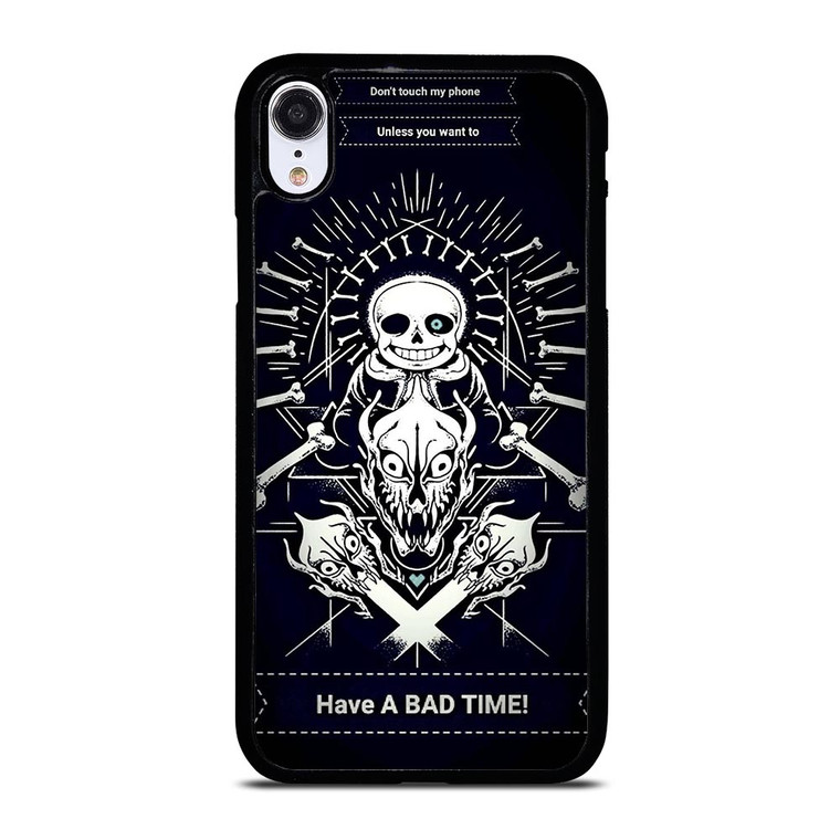 SANS UNDERTALE BAD TIME CARTOON iPhone XR Case