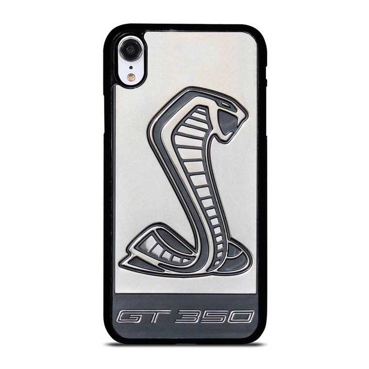 SHELBY GT350R SILVER EMBLEM SIGN iPhone XR Case