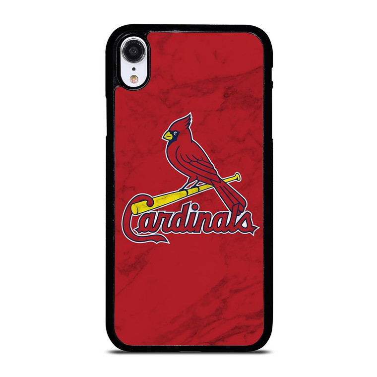 ST LOUIS CARDINALS MARBLE iPhone XR Case