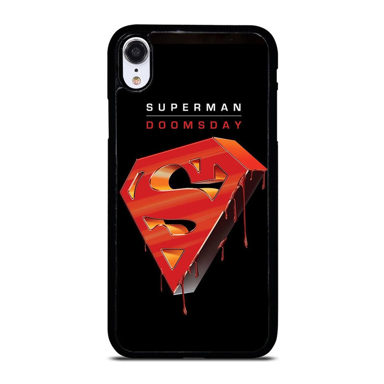 SUPERMAN DOOMSDAY LOGO iPhone XR Case