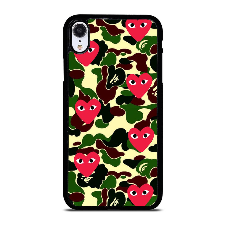 SUPREME BAPE COMME DES GARCONS iPhone XR Case