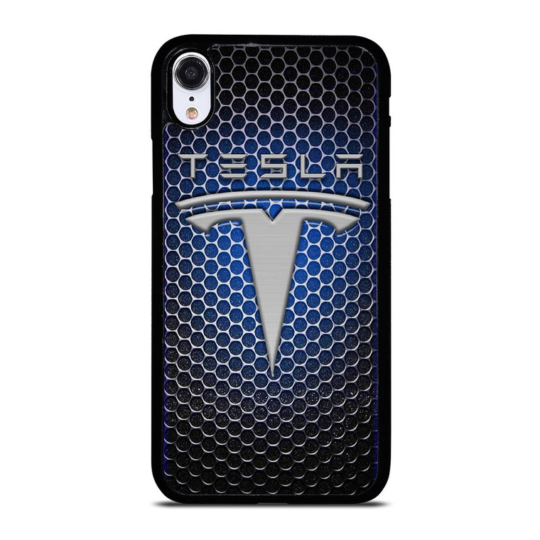 TESLA METAL LOGO iPhone XR Case