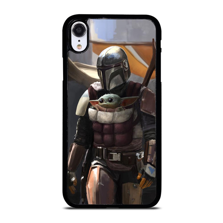 THE MANDALORIAN AND BABY YODA iPhone XR Case