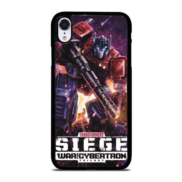 TRANSFORMERS WAR FOR CYBERTRON POSTER iPhone XR Case