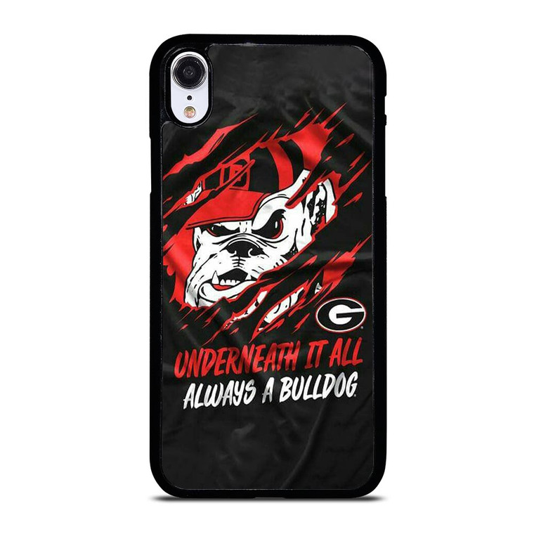 UGA GEORGIA BULLDOGS UNDERNEATH IT ALL iPhone XR Case