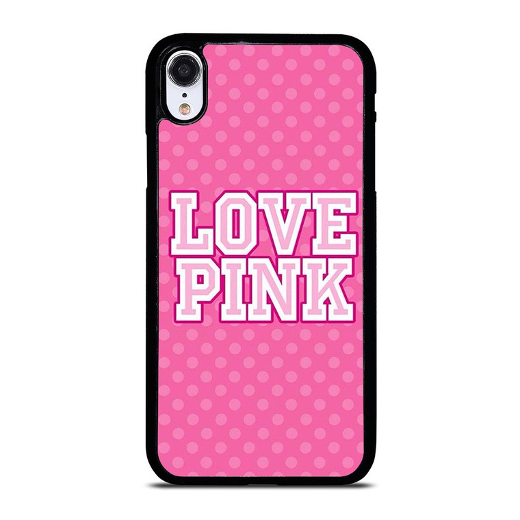 VICTORIA'S SECRET LOVE PINK LOGO iPhone XR Case VICTORIA'S SECRET LOVE PINK LOGO iPhone XR Case