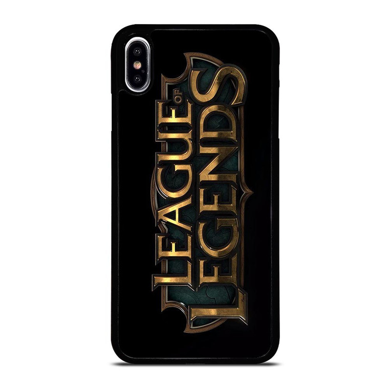 LEAGUE OF LEGENDS METAL LOGO iPhone XS Max Case