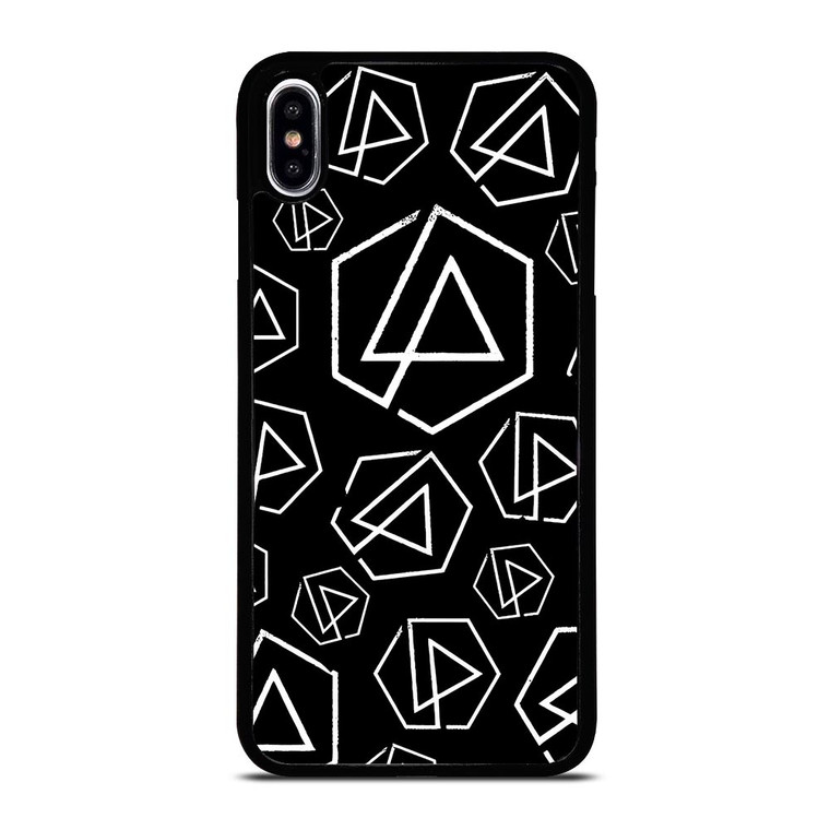 LINKIN PARK ROCK BAND LOGO PATTERN iPhone XS Max Case