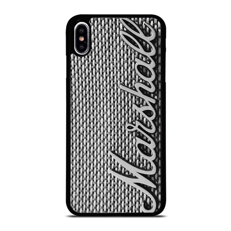 MARSHALL AMPLIFIER METAL EMBLEM iPhone XS Max Case