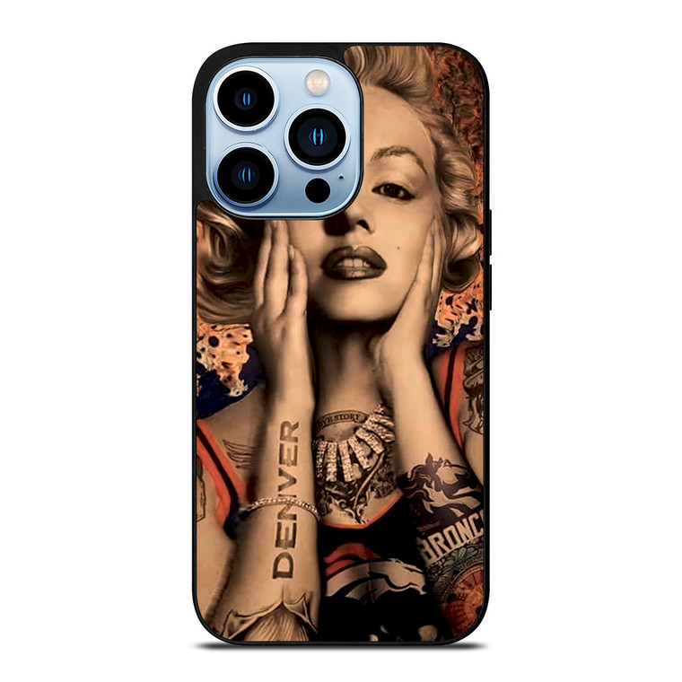 MARILYN MONROE TATTOO FAN ART iPhone 13 Pro Max Case