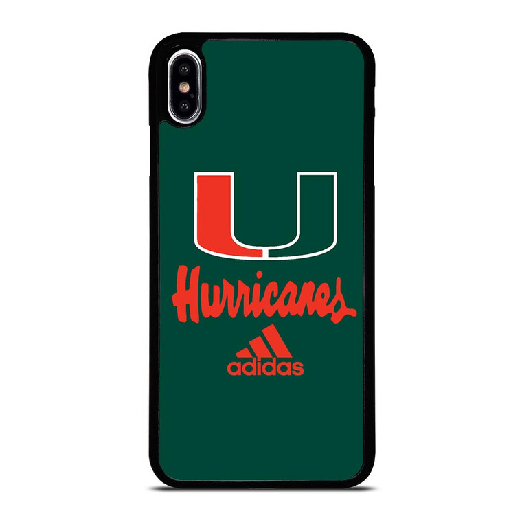 MIAMI HURRICANES GREEN LOGO iPhone XS Max Case