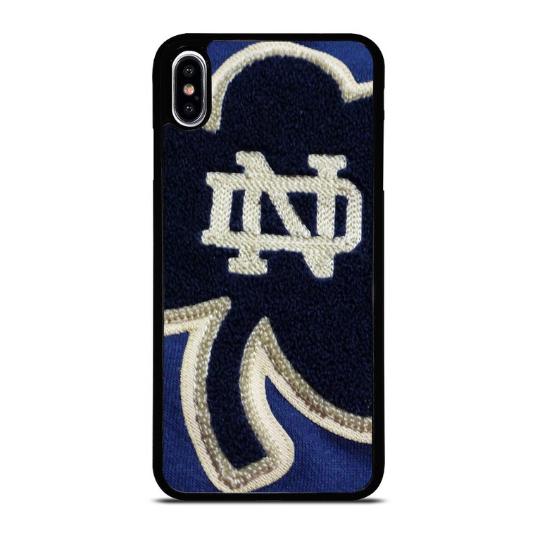 NOTRE DAME BLUE SHAMROCK LOGO iPhone XS Max Case