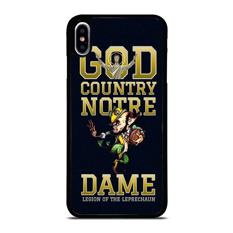 NOTRE DAME FIGHTING IRISH QUOTE iPhone XS Max Case