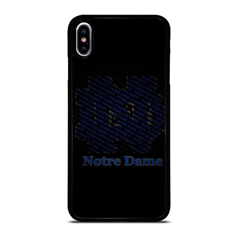 NOTRE DAME IRISH LOGO PATTERN iPhone XS Max Case