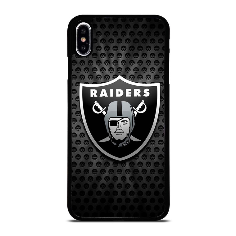 OAKLAND RAIDERS METAL LOGO iPhone XS Max Case