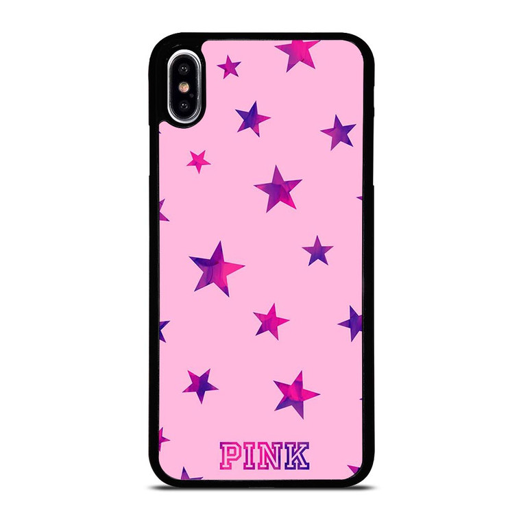 PINK VICTORIA SECRET STARS iPhone XS Max Case