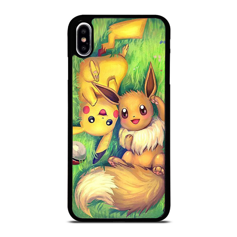 POKEMON EEVEE AND PIKACHU iPhone XS Max Case