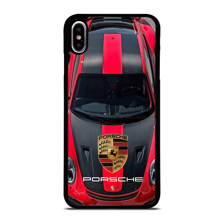 PORSCHE RED CAR LOGO iPhone XS Max Case