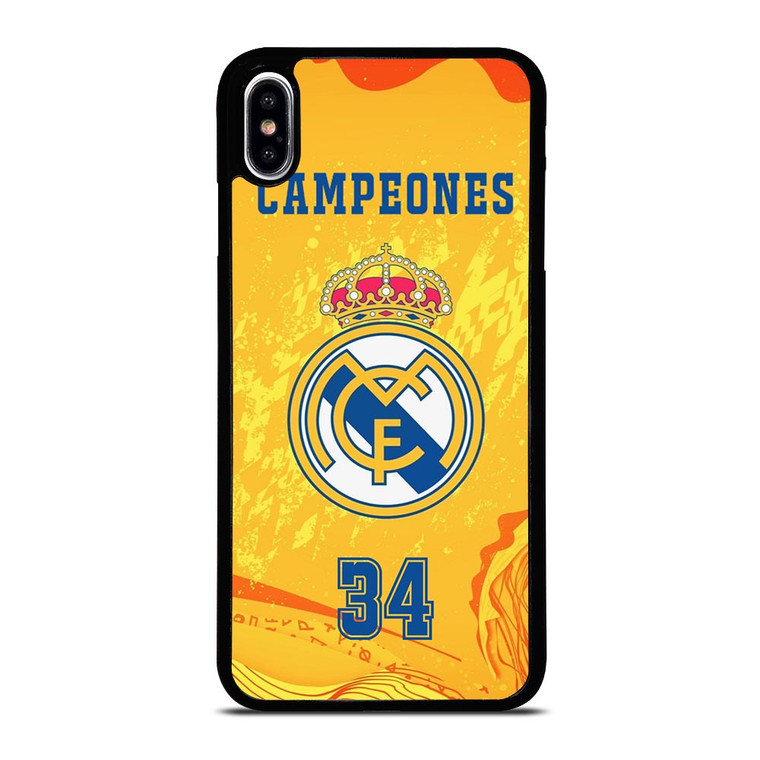 REAL MADRID CF CAMPEONES 34 iPhone XS Max Case