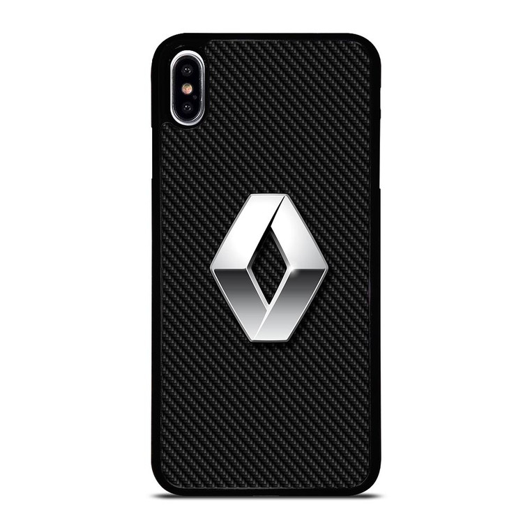 RENAULT CAR LOGO CARBON iPhone XS Max Case