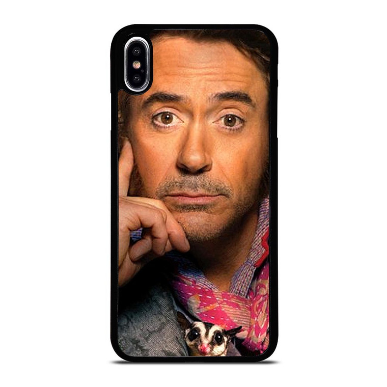 ROBERT DOWNEY JR FACE DOLITTLE MOVIES iPhone XS Max Case