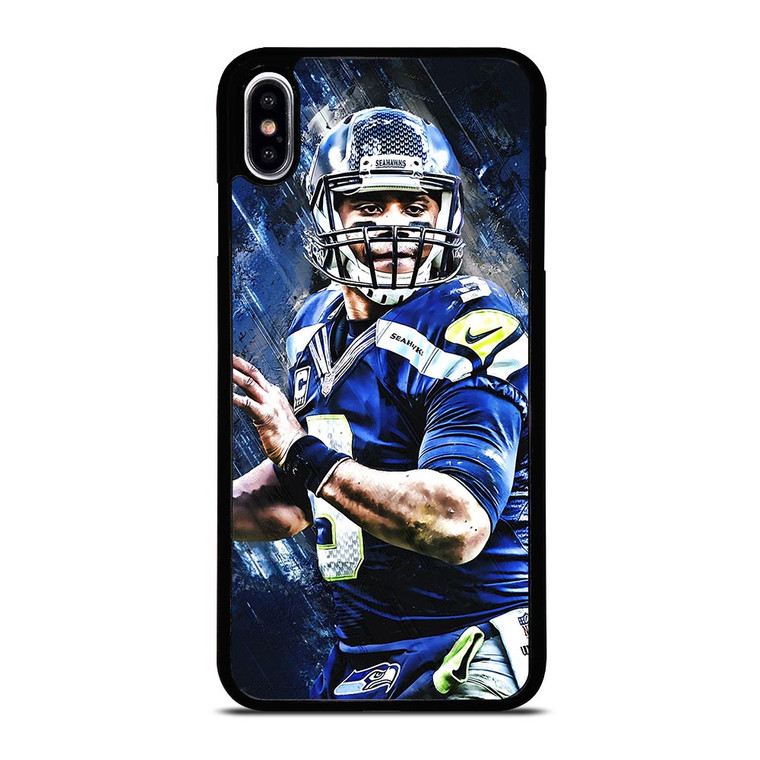 RUSSELL WILSON SEATTLE SEAHAWKS FOOTBALL iPhone XS Max Case