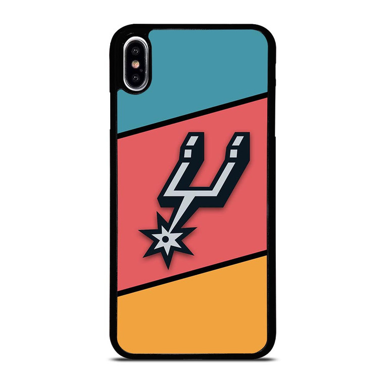 SAN ANTONIO SPURS COLORFUL LOGO iPhone XS Max Case