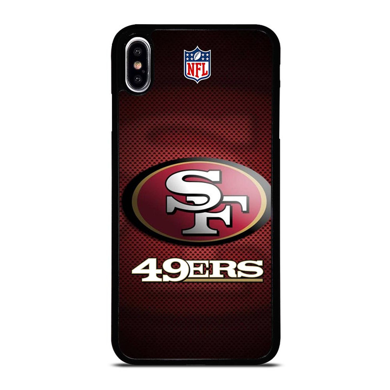 SAN FRANCISCO 49ERS LOGO FOOTBALL iPhone XS Max Case