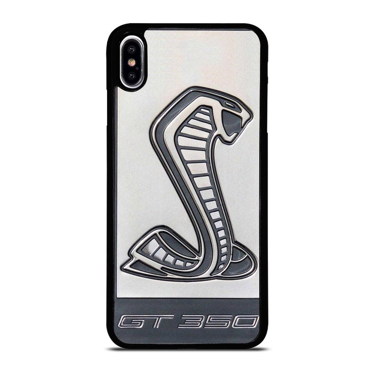 SHELBY GT350R SILVER EMBLEM SIGN iPhone XS Max Case