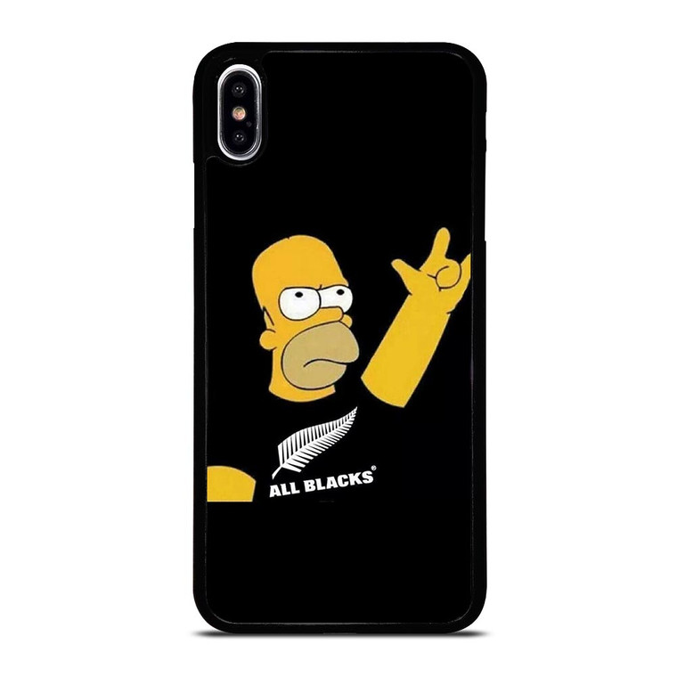SIMPSON ALL BLACKS iPhone XS Max Case