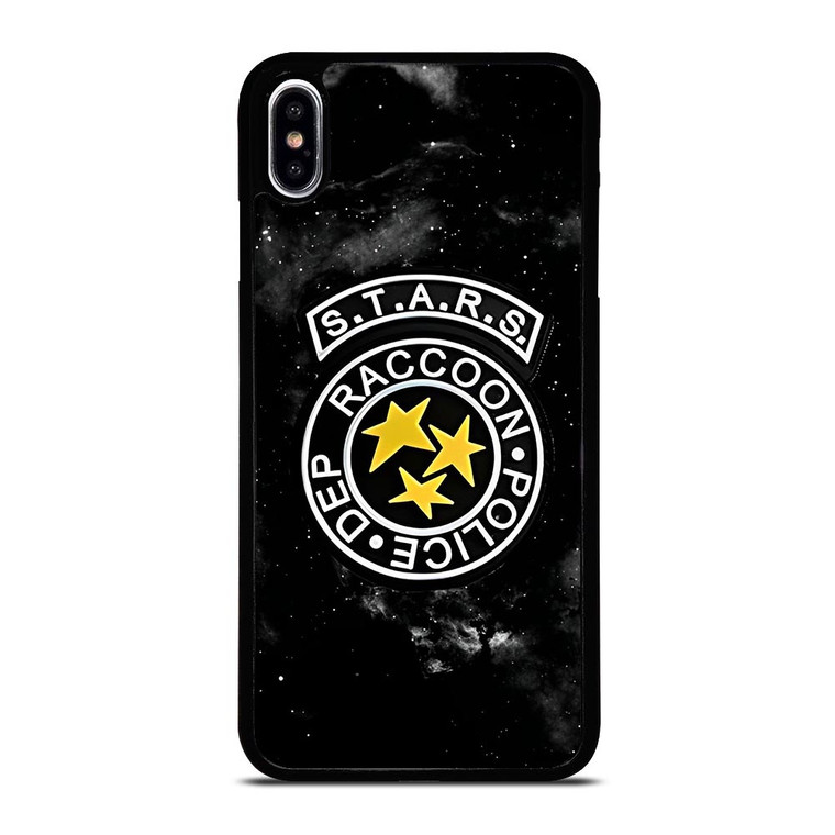 STARS RACCOON POLICE DEP BADGE 3 iPhone XS Max Case