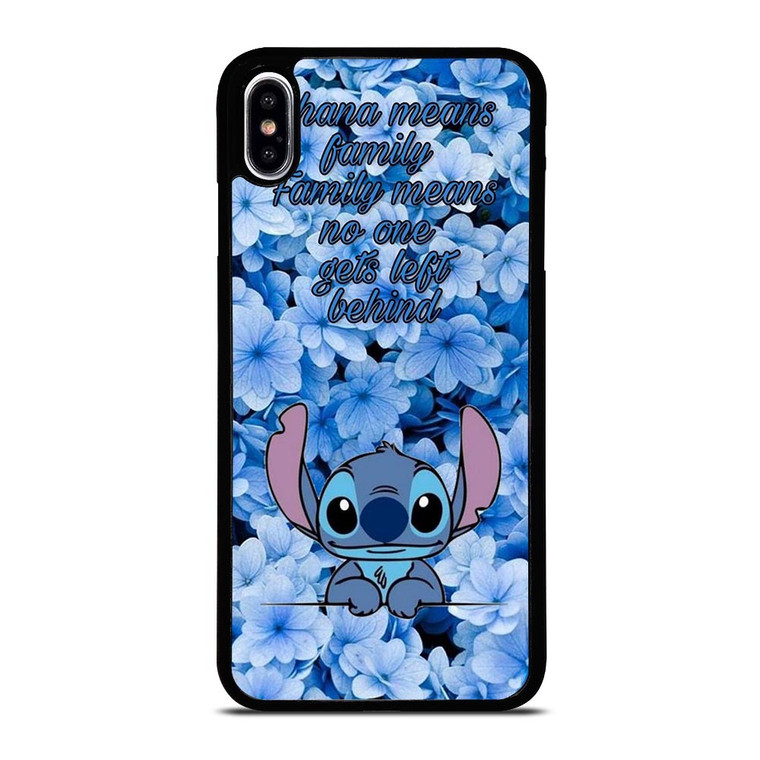 STITCH DISNEY OHANA FAMILY QUOTE iPhone XS Max Case