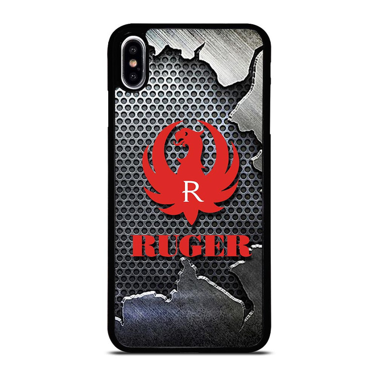 STURM RUGER FIREARM METAL LOGO 2 iPhone XS Max Case