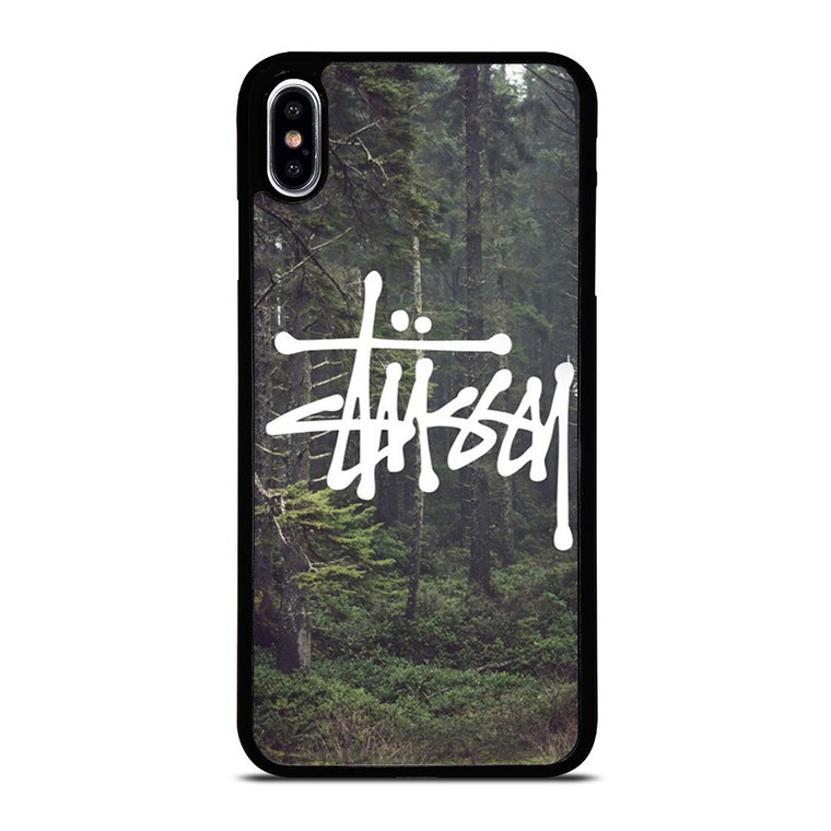 STUSSY SPOOKY FOREST LOGO iPhone XS Max Case