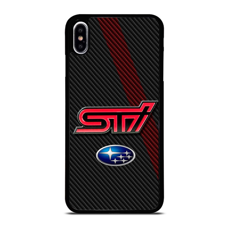 SUBARU STI CARBON LOGO iPhone XS Max Case
