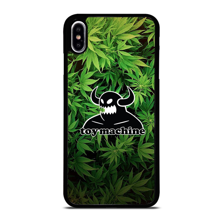 TOY MACHINE SKATEBOARD WEED iPhone XS Max Case