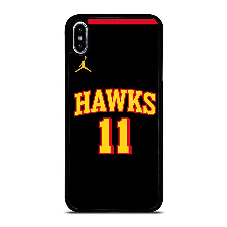 TRAE YOUNG ATLANTA HAWKS BLACK iPhone XS Max Case
