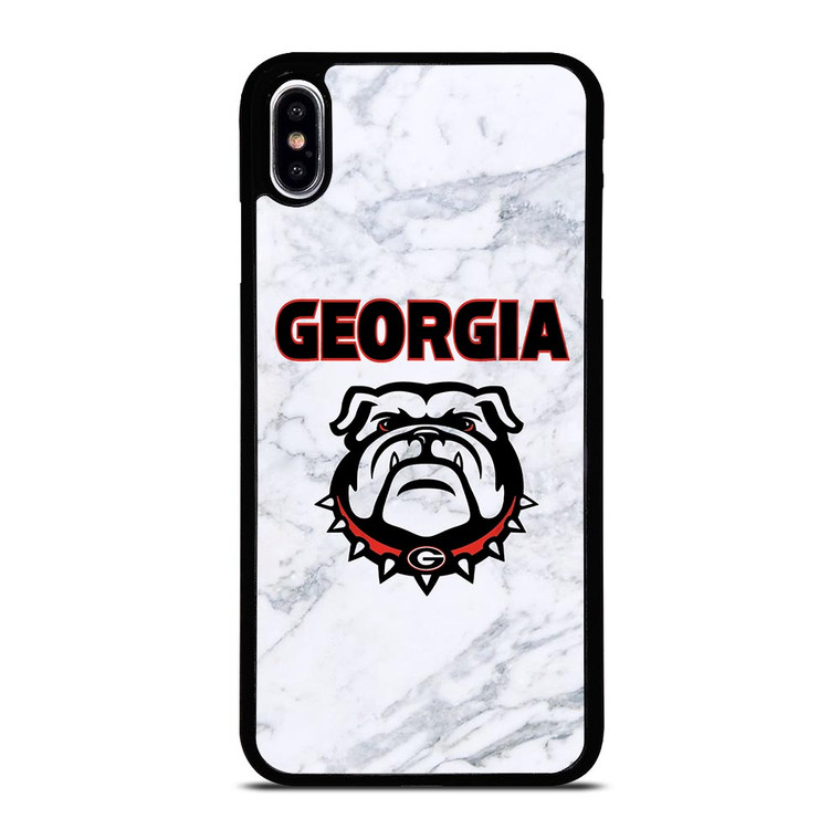UGA GEORGIA BULLDOGS MARBLE LOGO iPhone XS Max Case